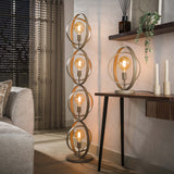 Moderne Vloerlamp Beige Otan 4-lichts