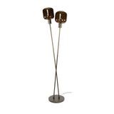 Lampadaire Terra Duo 2 lumières - Marron 