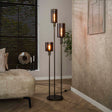 Lampadaires - Lampadaire moderne 3 - Lumière étagée Sienna Brown - Dimehouse