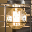 Source lumineuse Filament LED Sphère Ø9,5 DH Intérieur Verre couleur ambre LxlxH 15x10x10 Verre couleur ambre Photo d'ambiance vue de face
