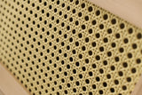Meuble TV Japandi Hapsiyas Chêne Mélamine Noir 180x60x40 cm