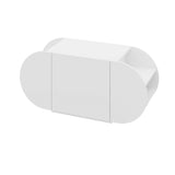 Schoenenkasten - Schoenenkast Pozy Shoe Bench Wit Melamine 110x50x40,4 cm - Dimehouse