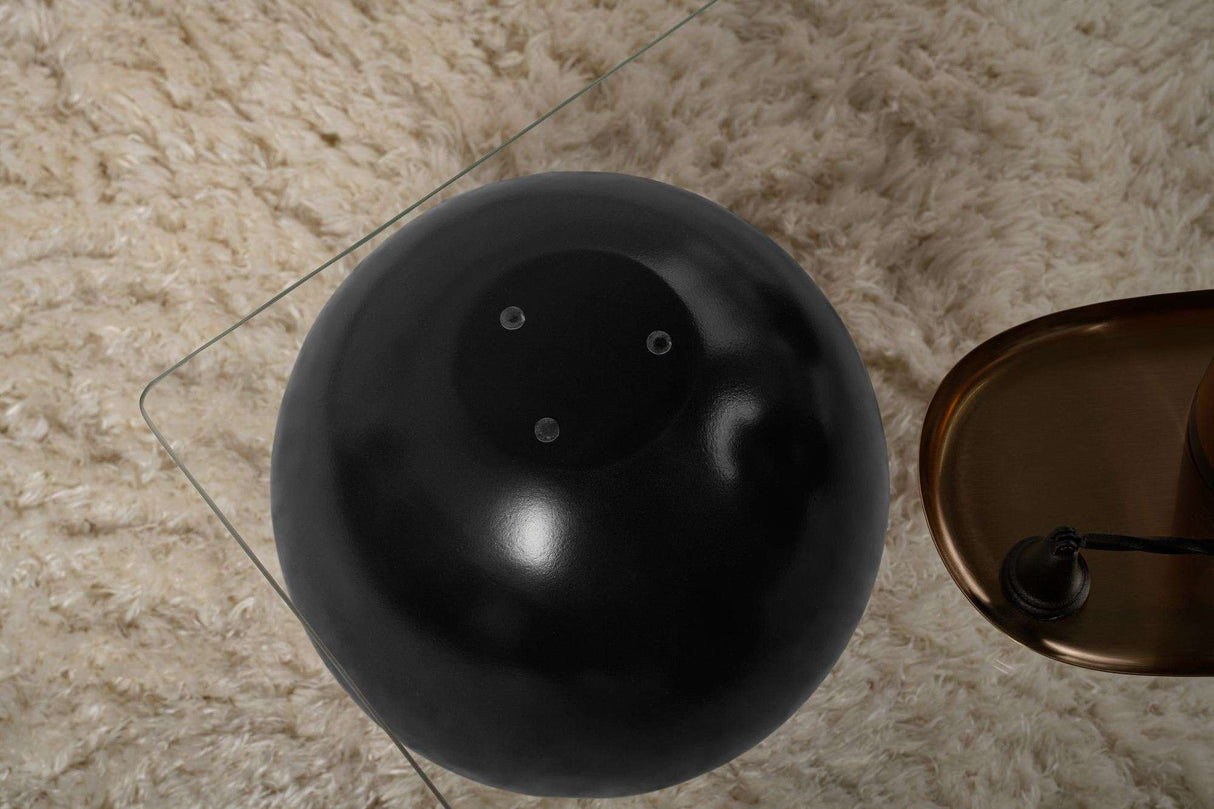 Salontafel Sera zwart transparant gehard glas 110x75x30 cm Black Transparent Tempered glass