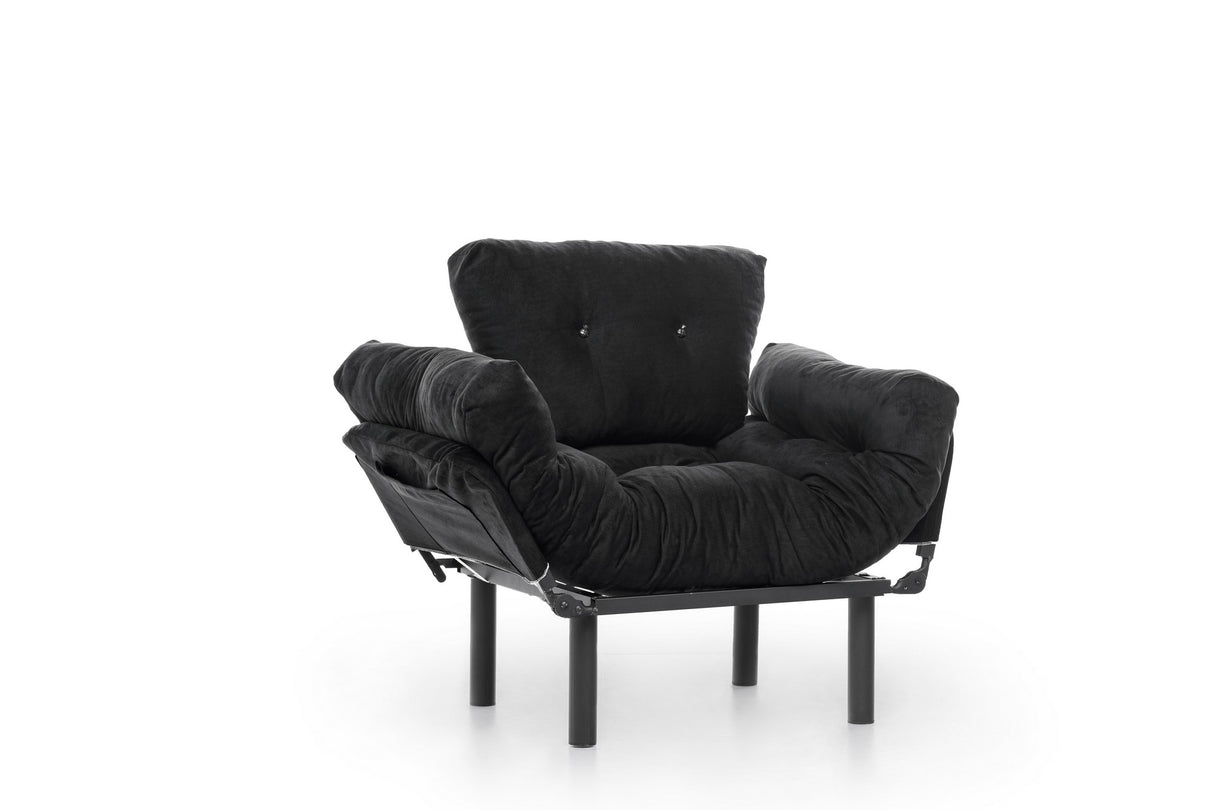 Fauteuil Nitta Simple Noir