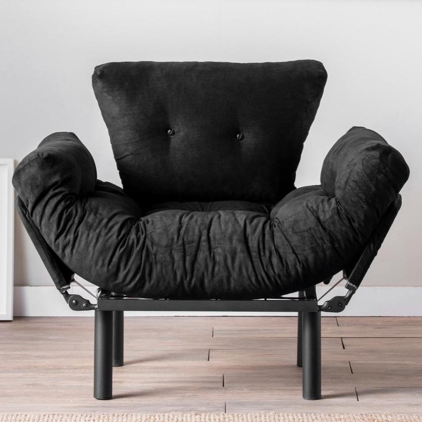 Fauteuil Nitta Simple Noir