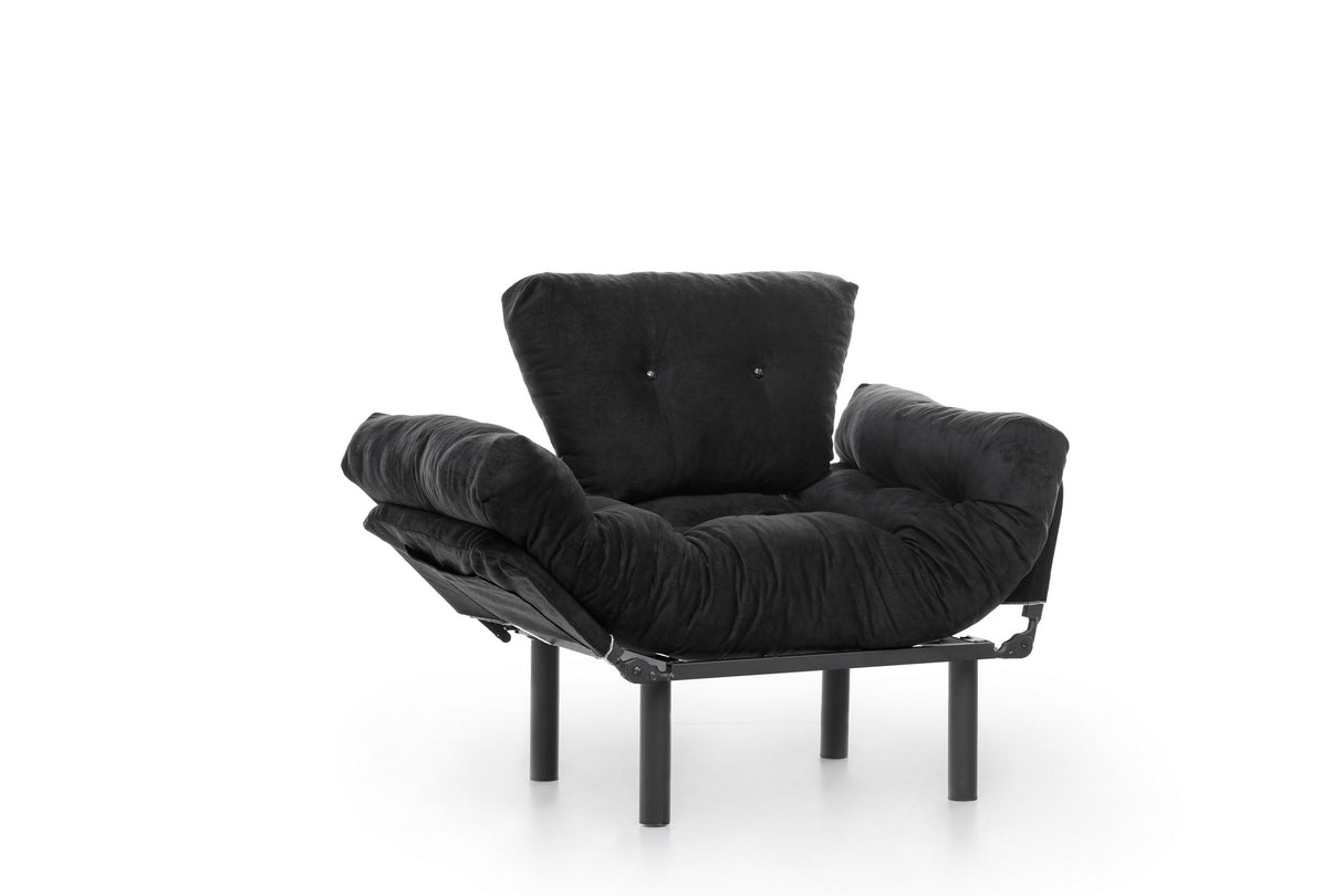 Fauteuil Nitta Simple Noir