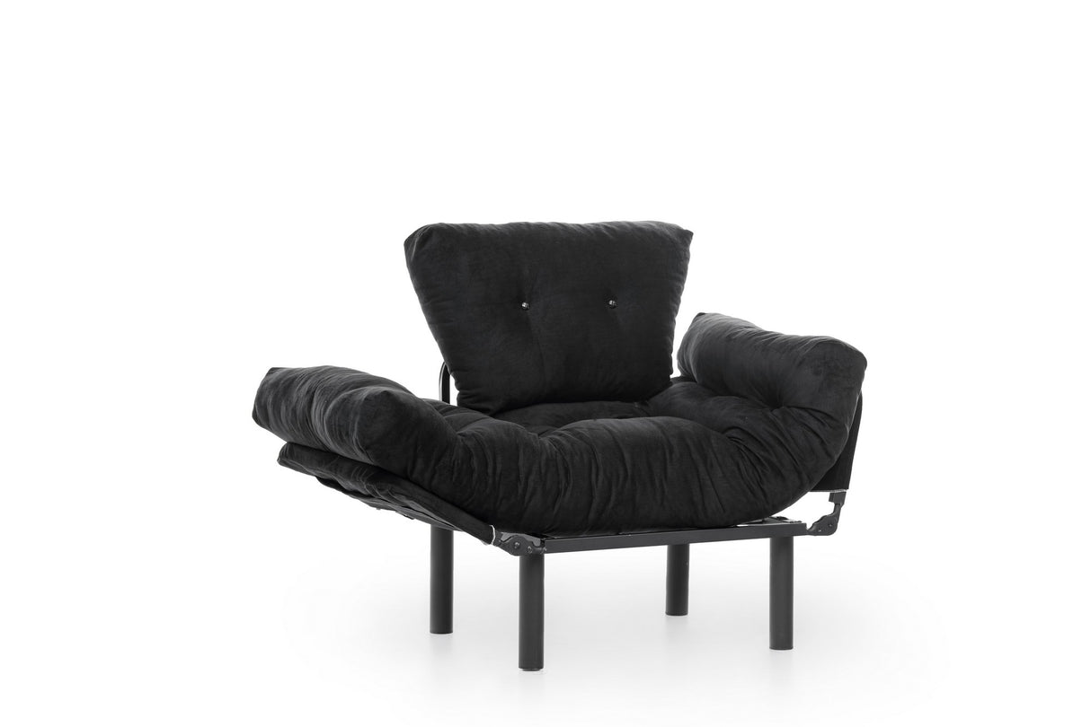 Fauteuil Nitta Simple Noir