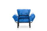 Fauteuil Nitta Simple Bleu