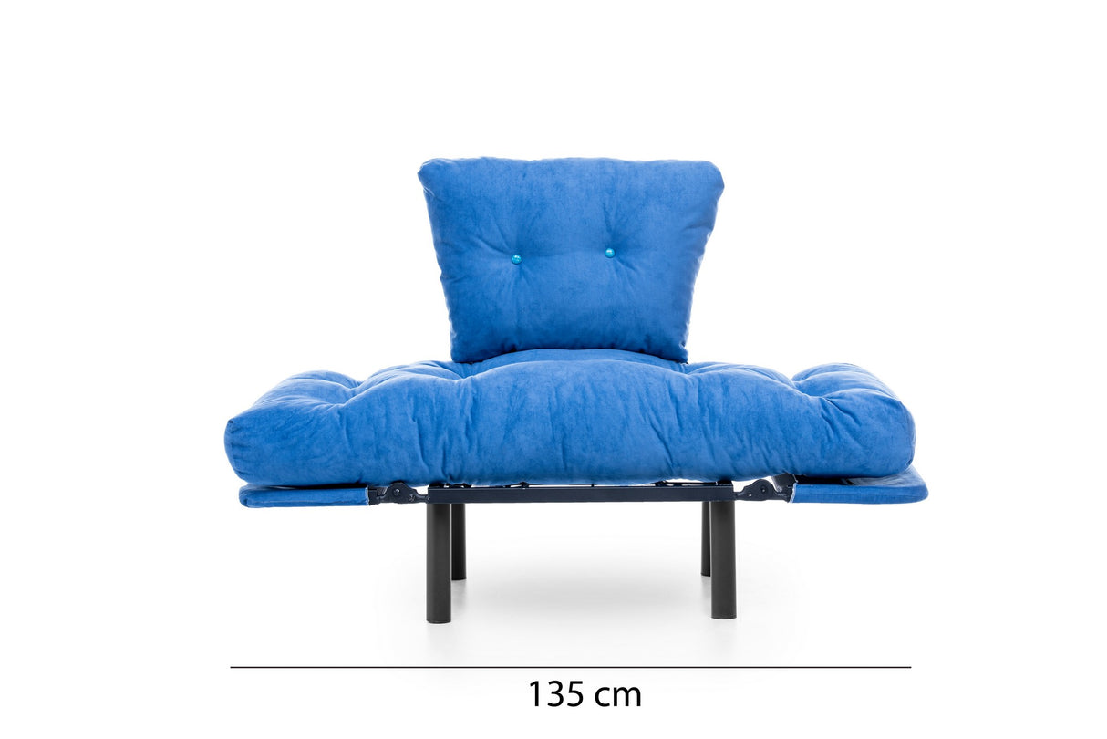 Fauteuil Nitta Simple Bleu