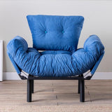 Fauteuil Nitta Simple Bleu