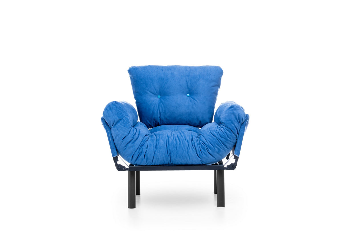 Fauteuil Nitta Simple Bleu