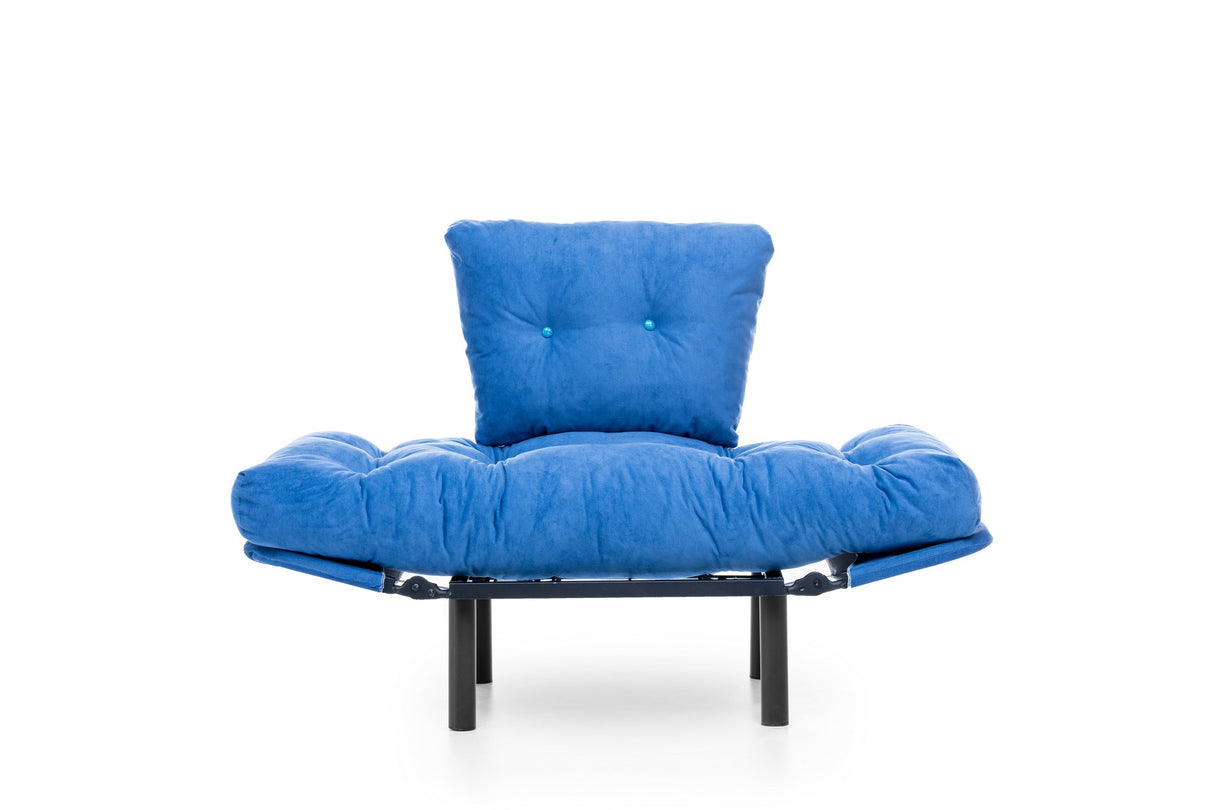 Fauteuil Nitta Simple Bleu