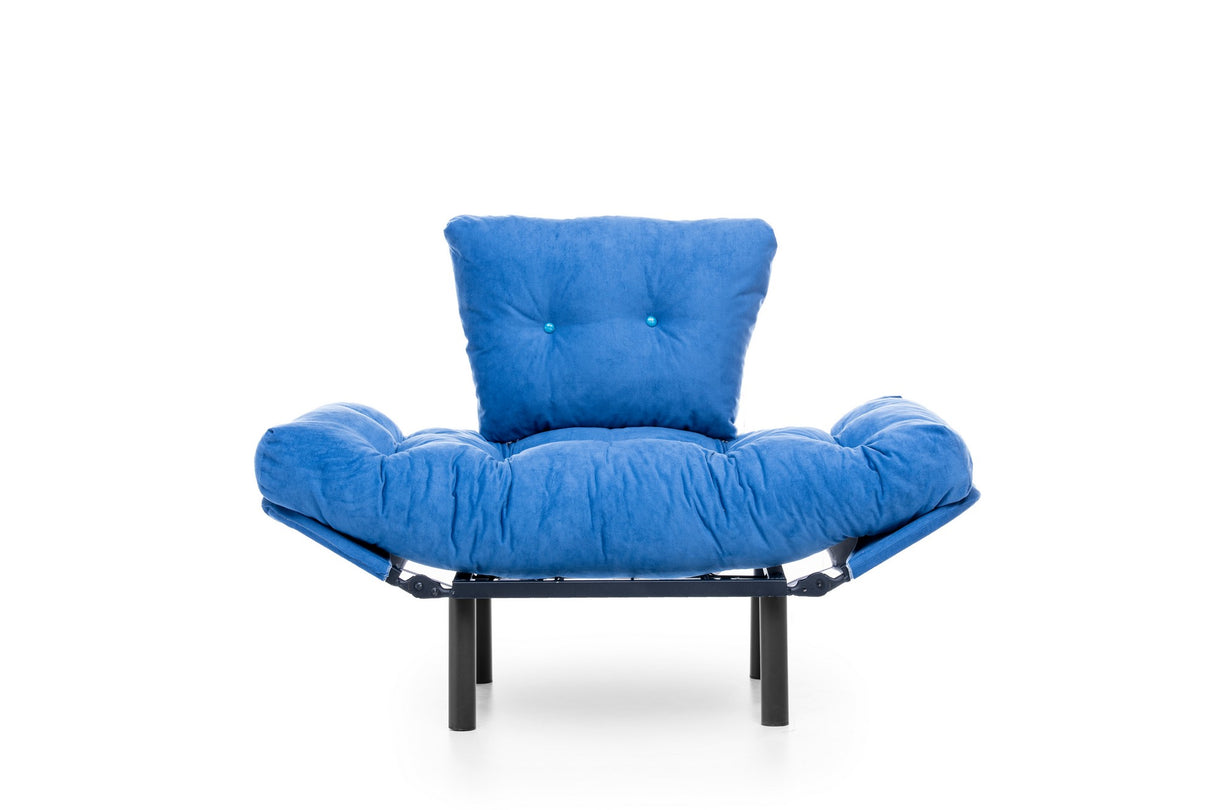 Fauteuil Nitta Simple Bleu