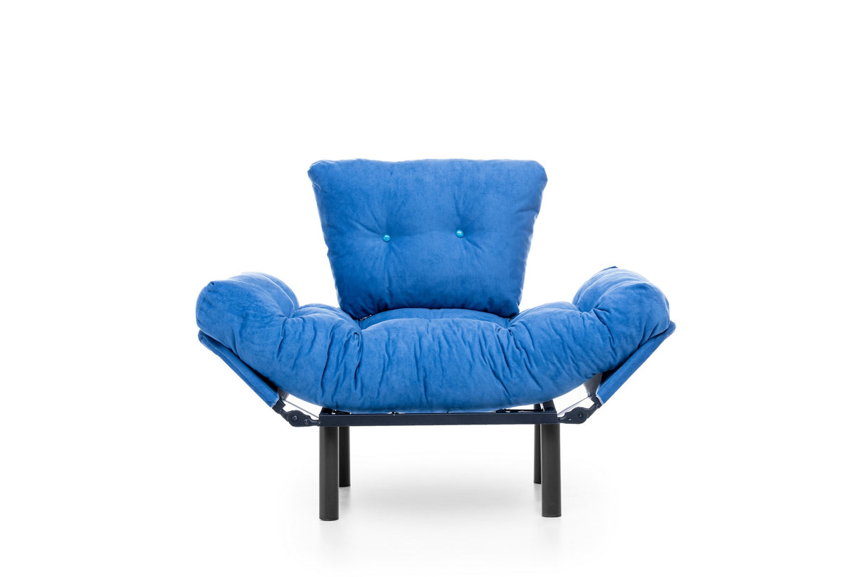 Fauteuil Nitta Simple Bleu