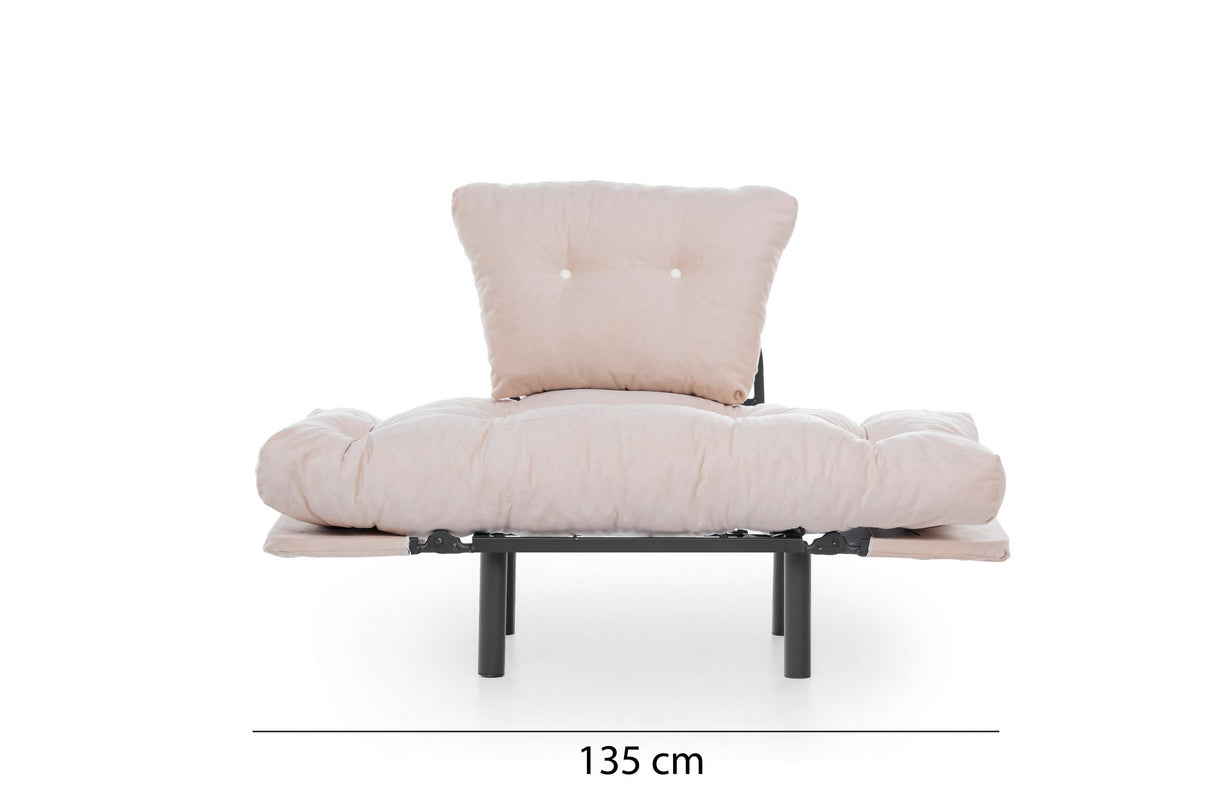 Fauteuil Nitta Simple Crème