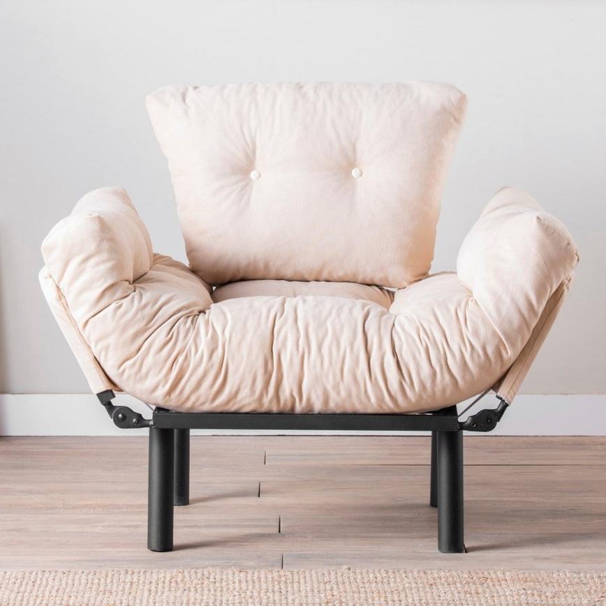 Fauteuil Nitta Simple Crème