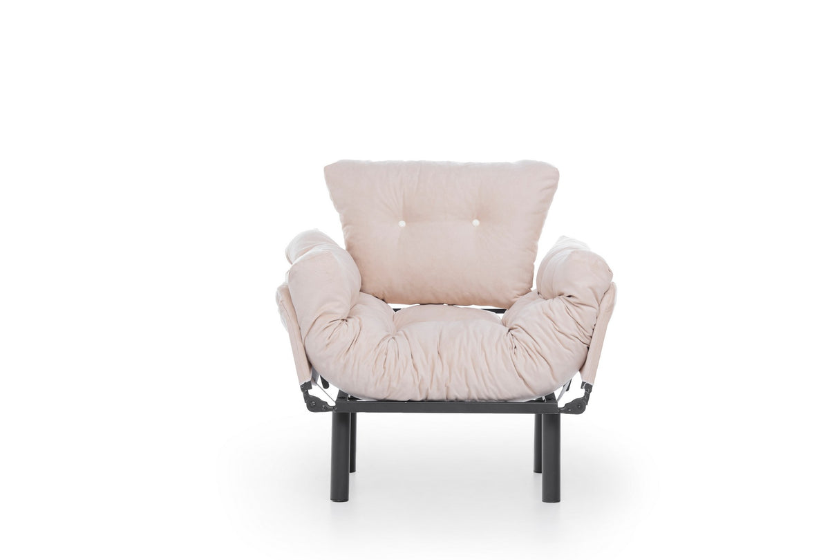 Fauteuil Nitta Simple Crème