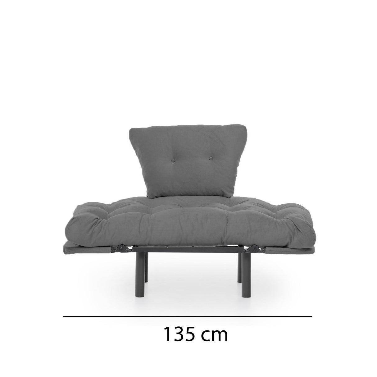 Fauteuil Nitta Simple Gris