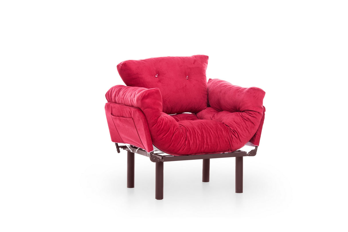 Fauteuil Nitta Simple Marron