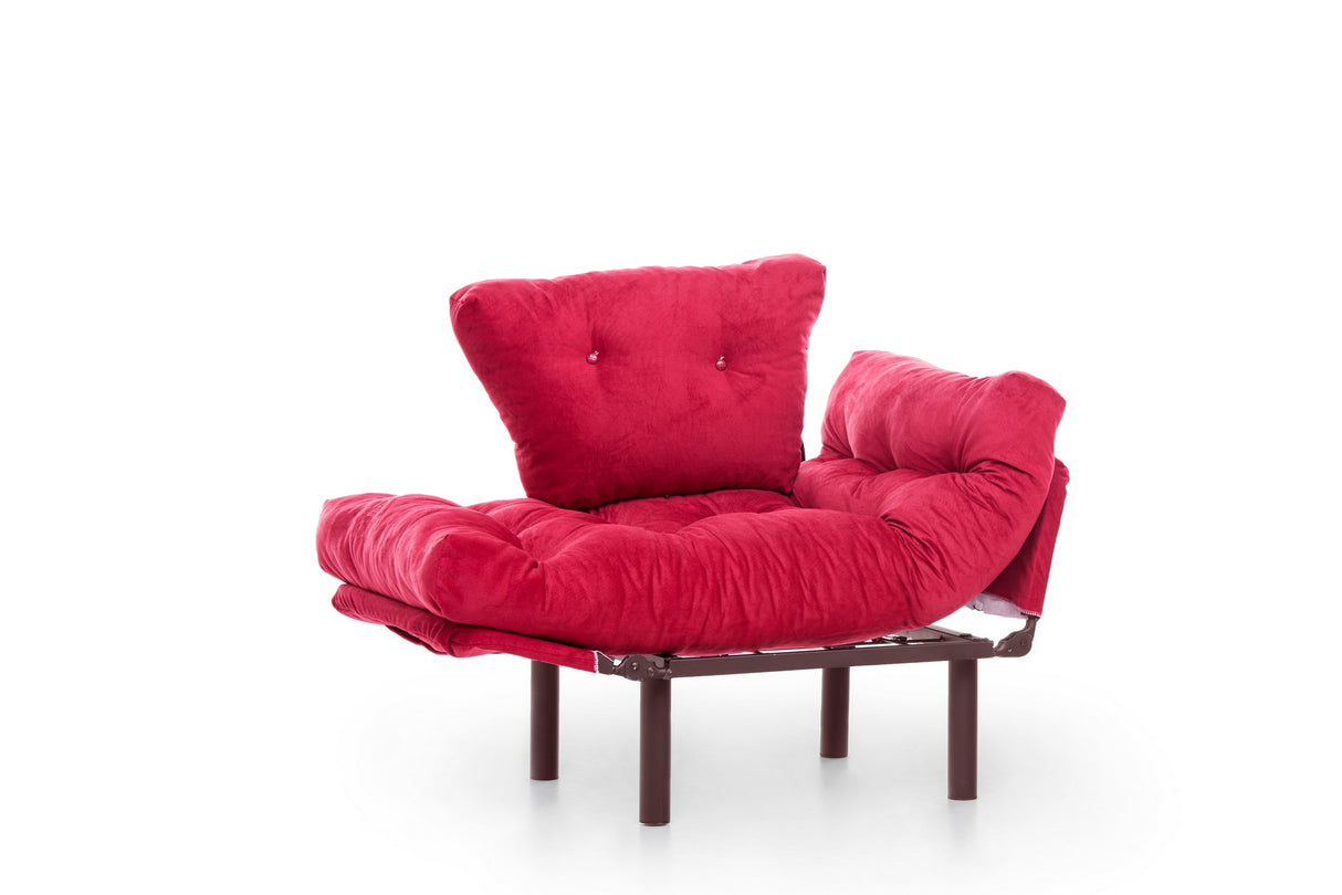 Fauteuil Nitta Simple Marron