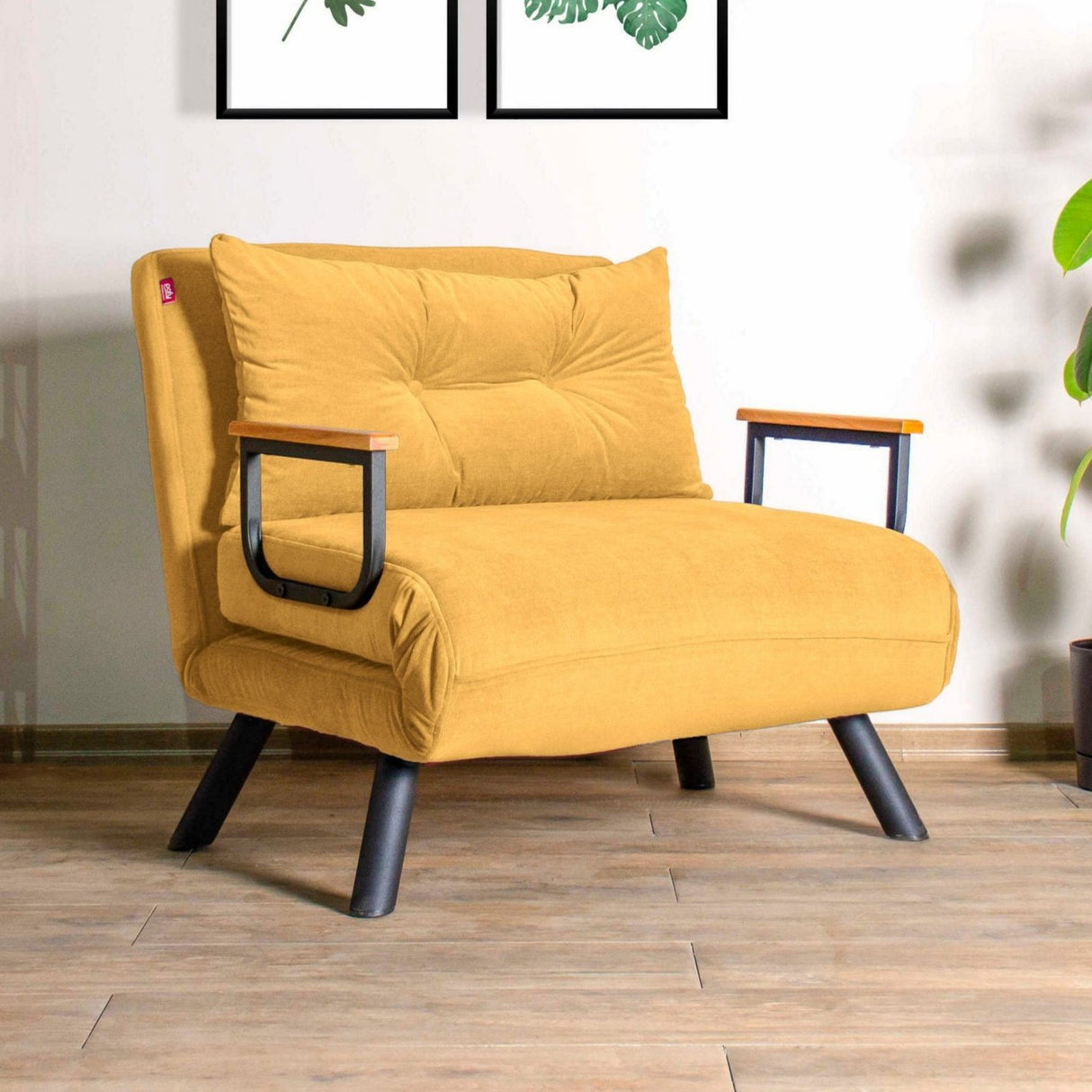 Fauteuil couchage Sando Moutarde