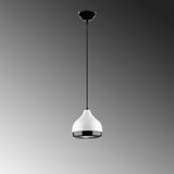 Hanglamp 1-lichts Wit Metaal Grip