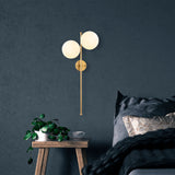 Wandlamp 2-lichts Goud Glas Radiance