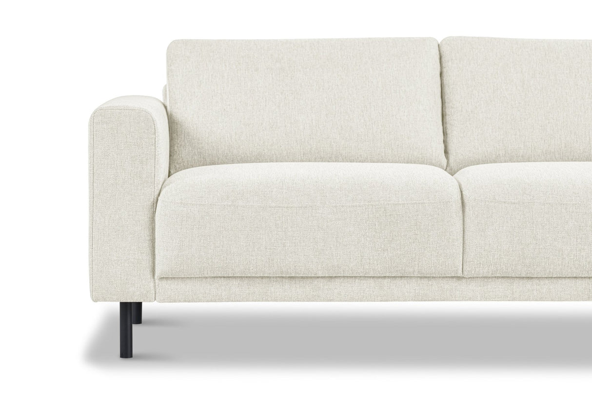 Moderne 2,5-zits Bank Beige Stof Aniko 183x90x78 cm