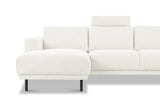 Moderne U-Bank Hoekbank Rechts Beige Stof Aniko 310x197x78 cm