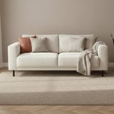 Moderne 2,5-zits Bank Beige Stof Aniko 183x90x78 cm