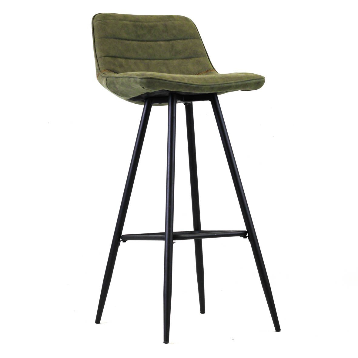 Kenton Tabouret De Bar Vert Industriel 