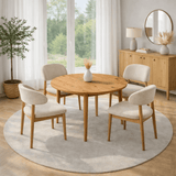 Table à manger noyer en mélamine rectangulaire 180x89,5x75 cm - Linova