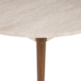 Table à manger noyer en mélamine rectangulaire 180x89,5x75 cm - Linova