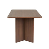 Eettafels - Eettafel Walnoot Melamine rechthoekig 180x89,5x75 cm - Linova - Dimehouse