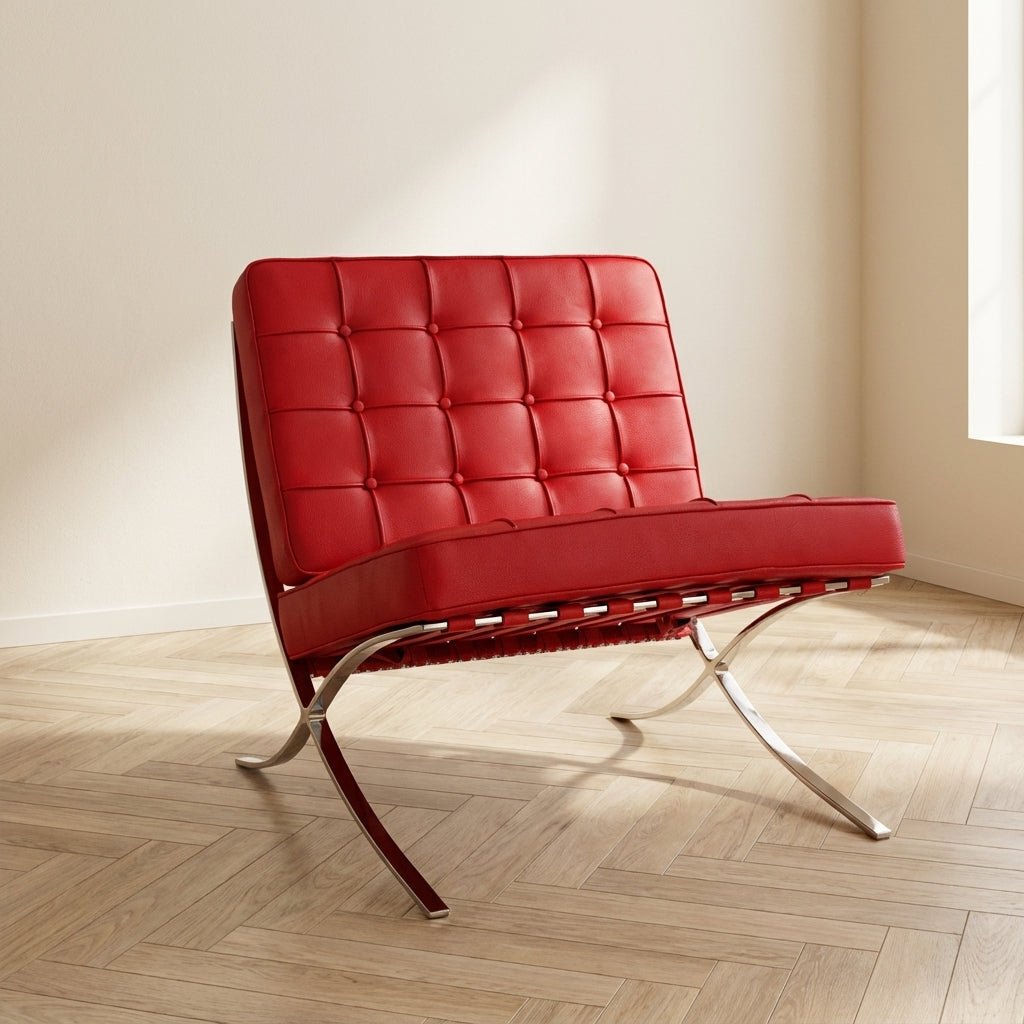 Fauteuil rouge 70's jakob n°452 - bon état Couleur rouge Debongout | La Redoute