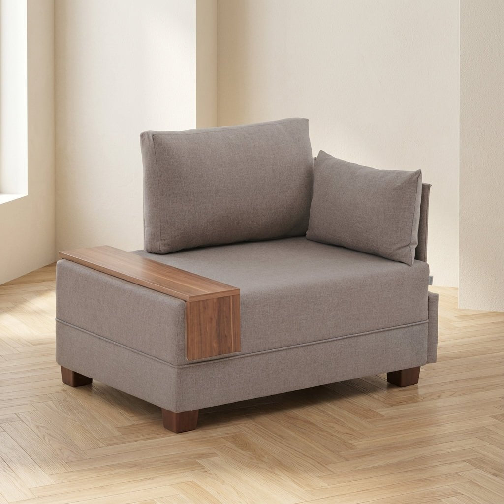 Fauteuil Right Fly Beige photo d'ambiance dans un intérieur moderne