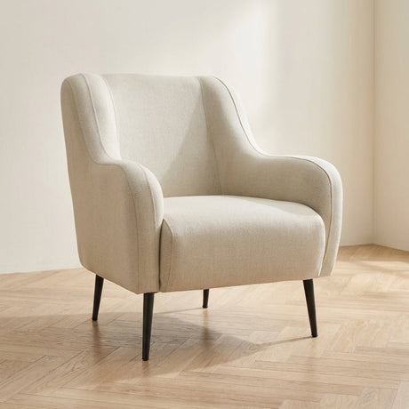 Fauteuil Revos Crème sfeerfoto in modern interieur