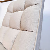 Fauteuil pivotant Yuki Beige Bouclé 360° 