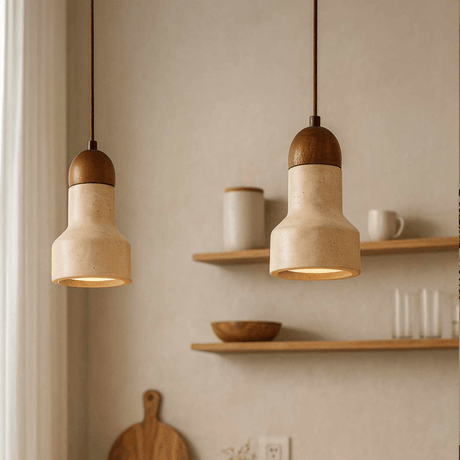 Swiss - Bouchon en travertin noyer beige noyer
