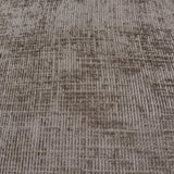 Canapé d'angle avec chaise longue en tissu chenille taupe Manon - à droite 