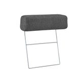 Canapé d'angle moderne 3 places à droite en tissu anthracite Aniko avec repose-léger 240x197x78 cm 