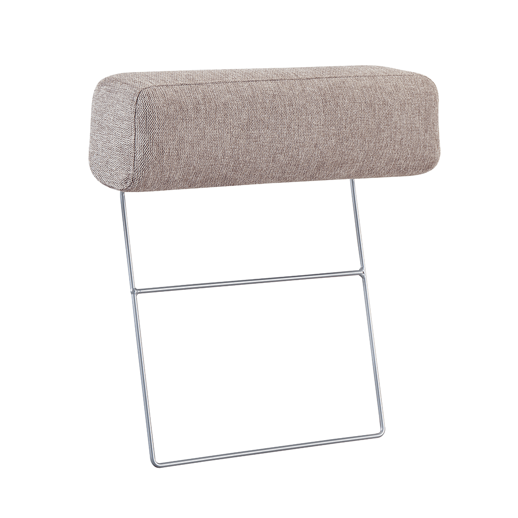 Canapé d'angle moderne 3 places à droite en tissu anthracite Aniko avec repose-léger 240x197x78 cm 