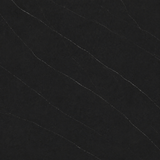 Petite table à manger noyer avec mélamine noire – 110 cm – avec espace de rangement – Kara