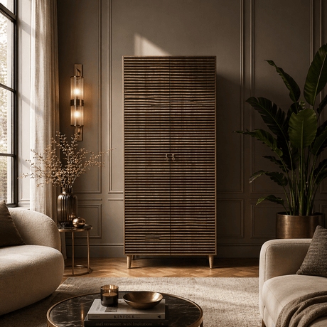 Garde-robe silencieuse sonoma eik mélamine 90x192x52 cm