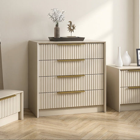Commode Kala Luxury Stone Melamine 72x77x45 cm photo d'ambiance dans un intérieur moderne