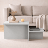 Table basse Grise Mélamine Eterna 