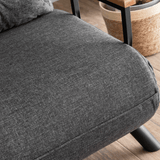 Canapé lit 2 places Sando gris foncé