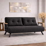 Canapé lit 2 places Sando gris foncé