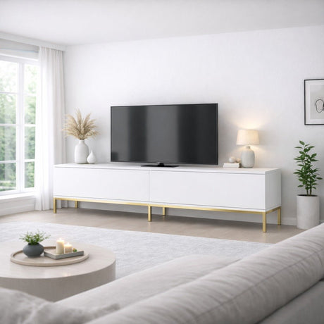 Meubles télévisés Lord White Gol Mélamine 180x47x30 cm