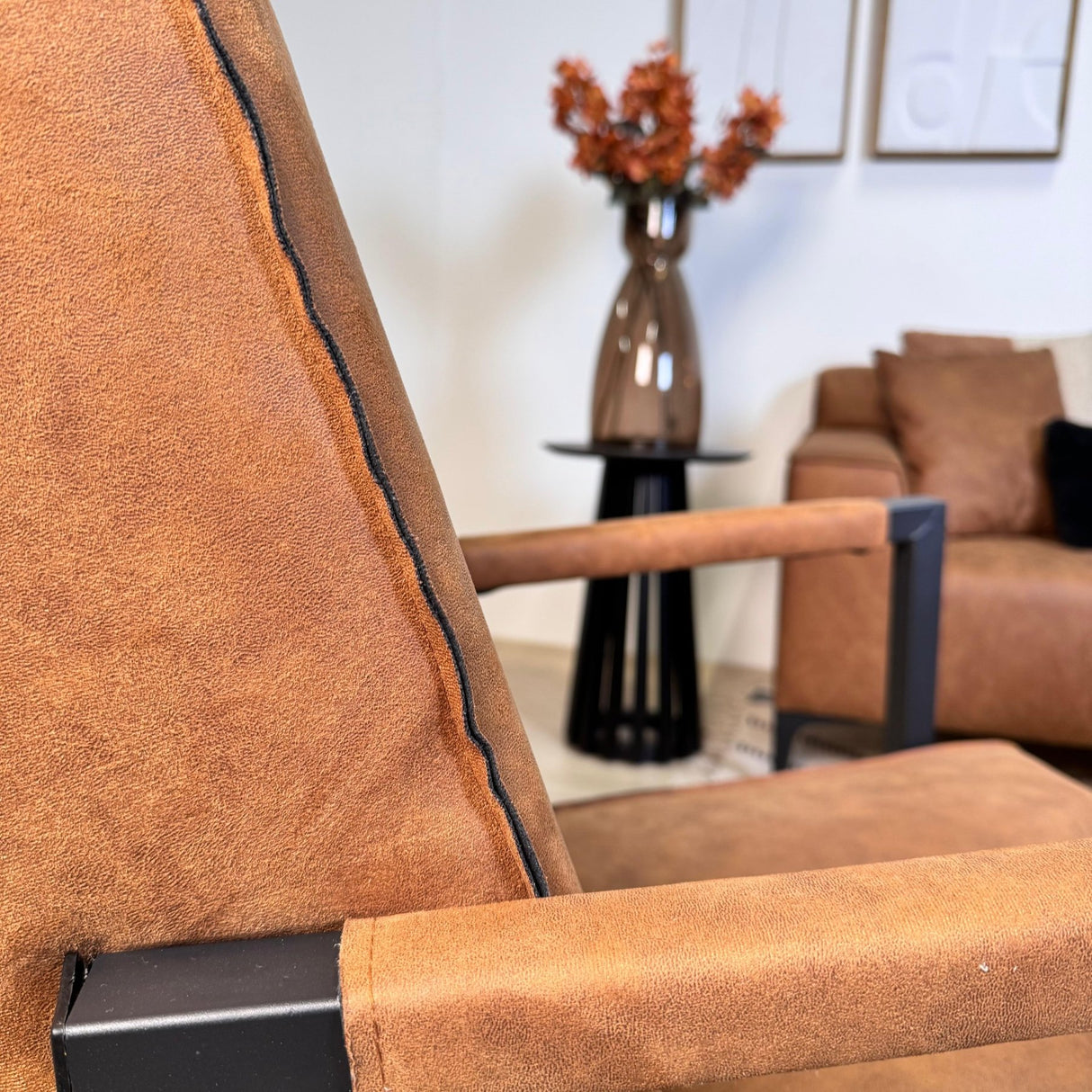 Tiger Fauteuil Industriel Marron
